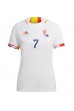 Belgia Kevin De Bruyne #7 Fotballdrakt Borte Klær Dame VM 2022 Korte ermer